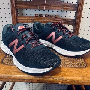 New Balance Women’s Black and Red Running Shoes